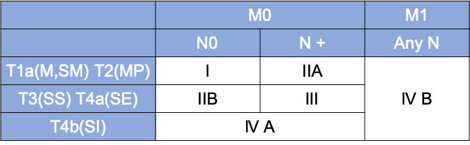 胃がんの進行具合