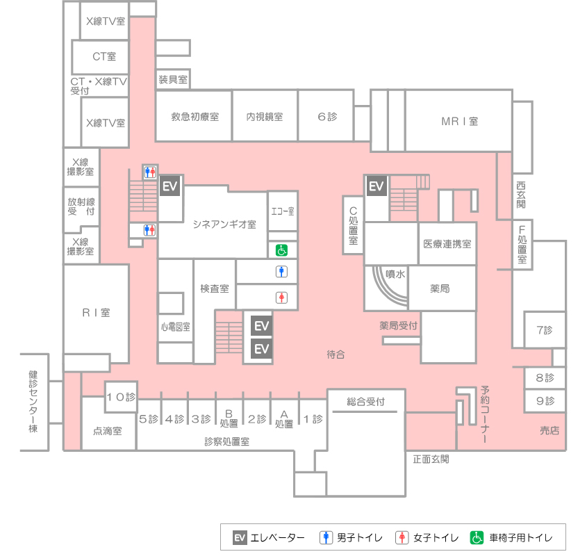 フロア間取り図