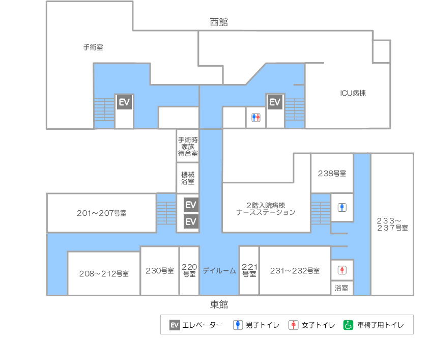 フロア間取り図