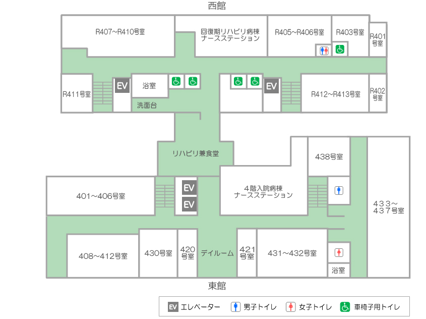 フロア間取り図